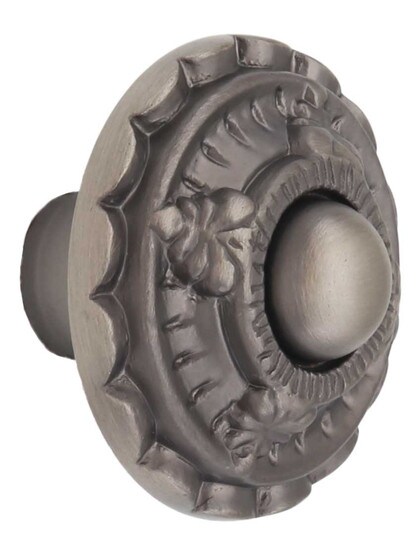 St. Michel Knob - 1 5/8 inch Diameter in Antique Pewter.